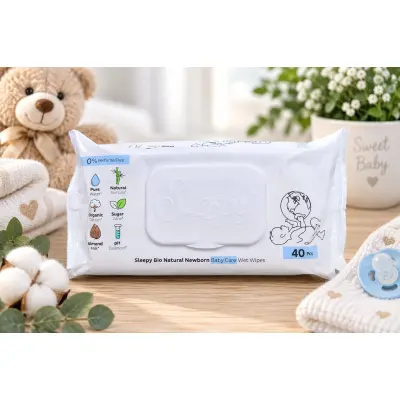 Șervețele umede sleepy bio natural newborn baby care